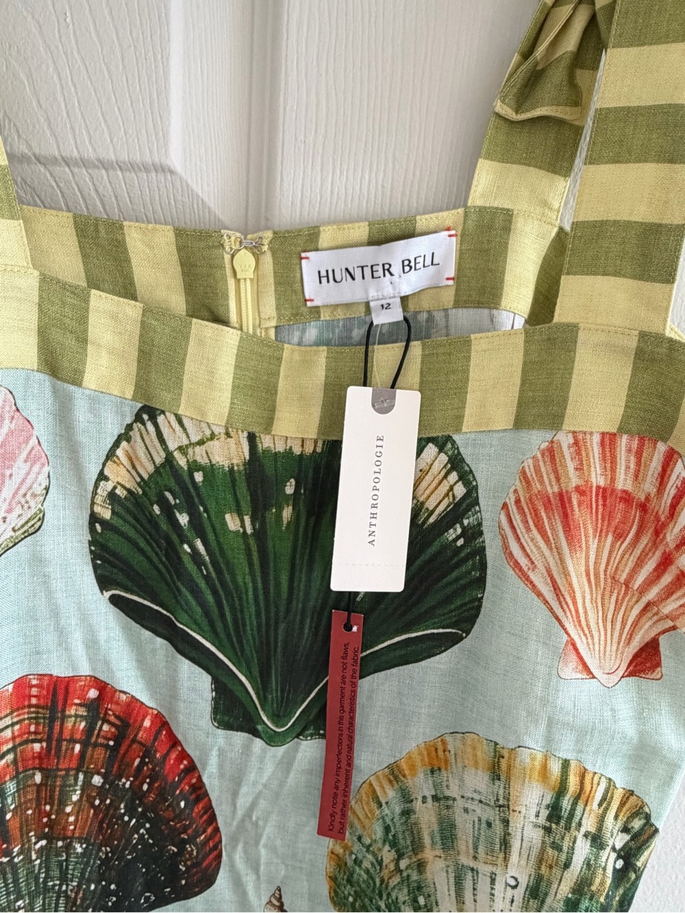 Hunter Bell Shell Linen Mini Dress - Picture 2 of 2